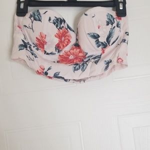 Cropped flower shirt